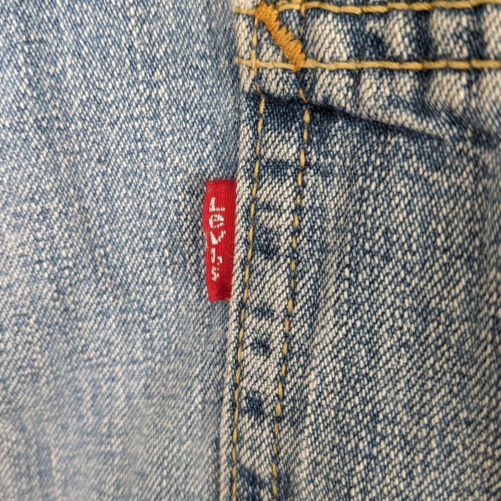 2000's era Levi's Loose Straight Carpenter Jeans - 33x32 - Med Wash - Picture 6 of 16